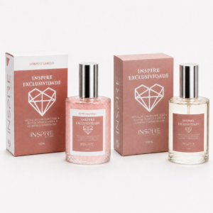 Kit Perfume Feminino + Cabelo E Corpo - Inspire By Linea - Protagonismo - Eau De Parfum - 100 Ml - Alta Fixação - Longa Duração