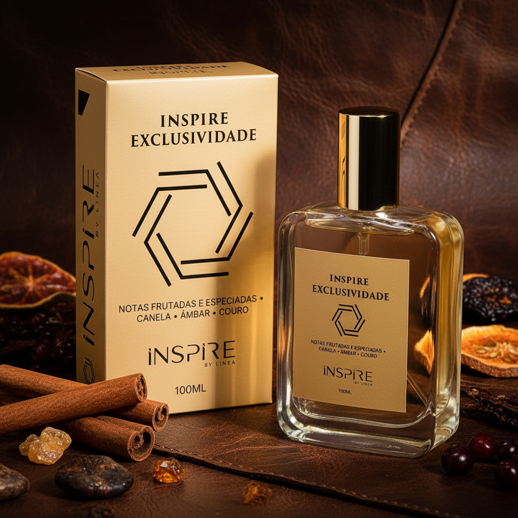 Perfume Masculino – Inspire By Linea – Conquista – Eau De Parfum – 100 Ml – Alta Fixação  – Longa Duração