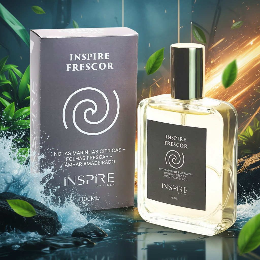 Perfume Masculino – Inspire By Linea – Vitória – Eau De Parfum – 100 Ml – Alta Fixação  – Longa Duração