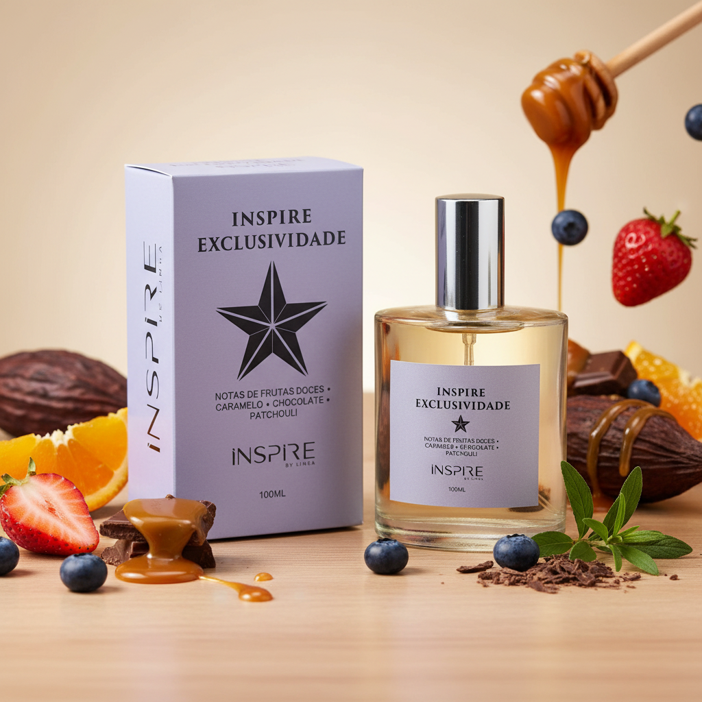 Kit Perfume Feminino + Cabelo E Corpo - Inspire By Linea - Intensidade - Eau De Parfum - 100 Ml - Alta Fixação - Longa Duração - Imagem 2