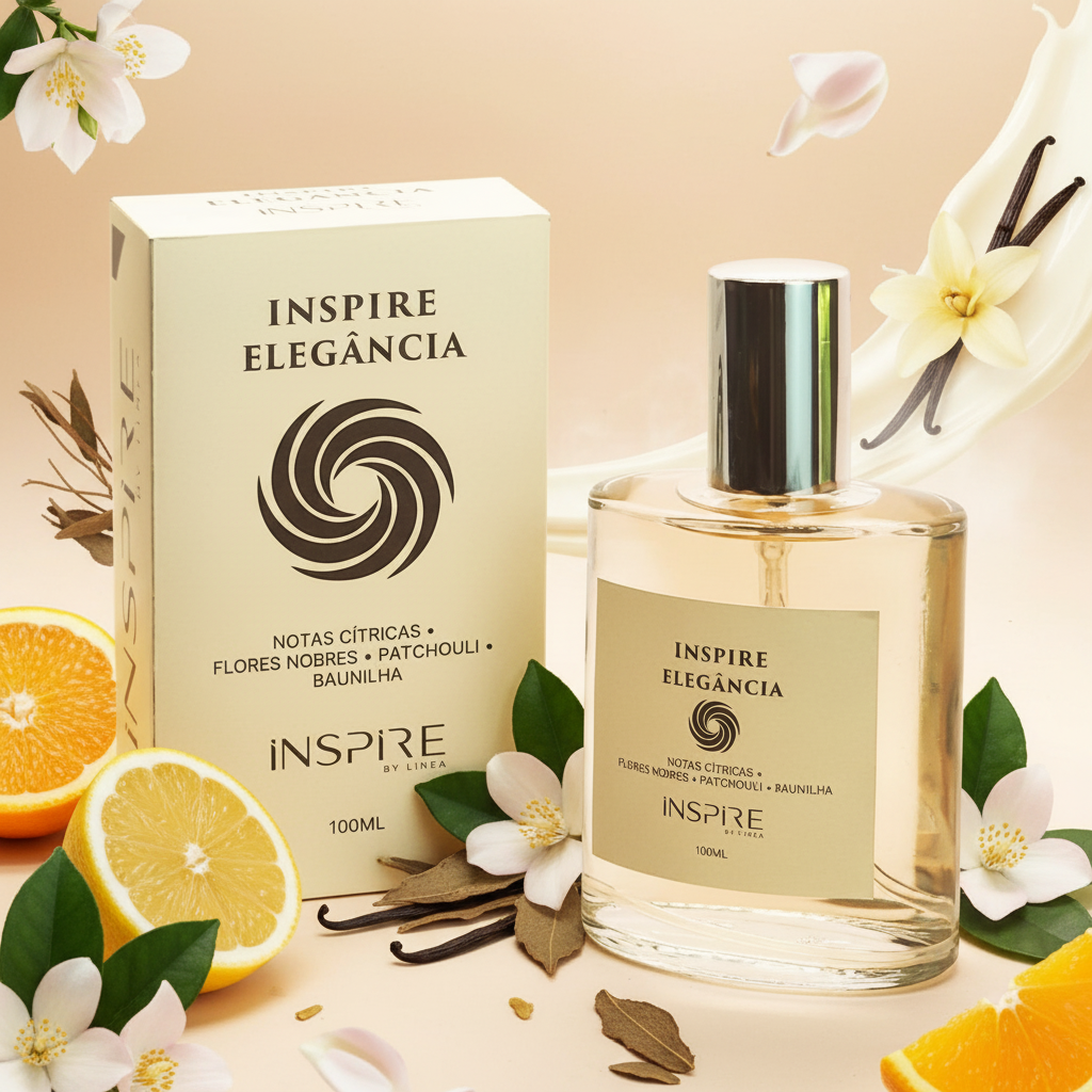 Kit Perfume Feminino + Cabelo E Corpo - Inspire By Linea - Autonomia - Eau De Parfum - 100 Ml - Alta Fixação - Longa Duração - Imagem 2