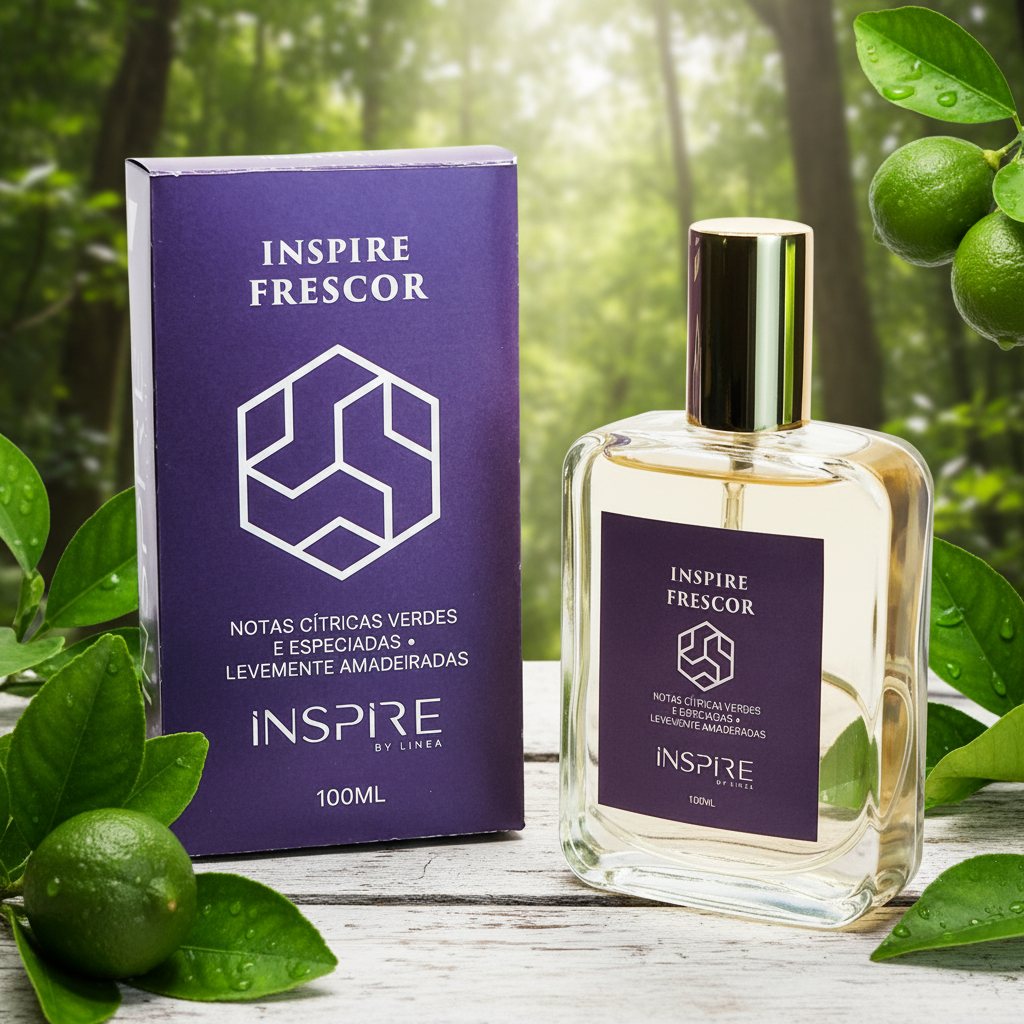 Perfume Masculino – Inspire By Linea – Autenticidade – Eau De Parfum – 100 Ml – Alta Fixação  – Longa Duração