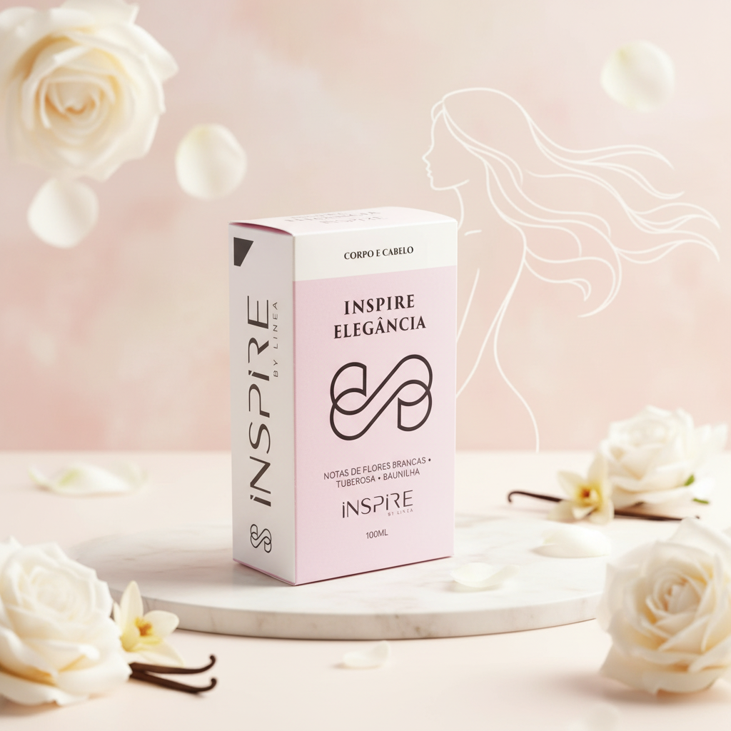 Perfume Feminino Corpo E Cabelo – Inspire By Linea – Propósito – Eau De Parfum – 100 Ml – Alta Fixação  – Longa Duração