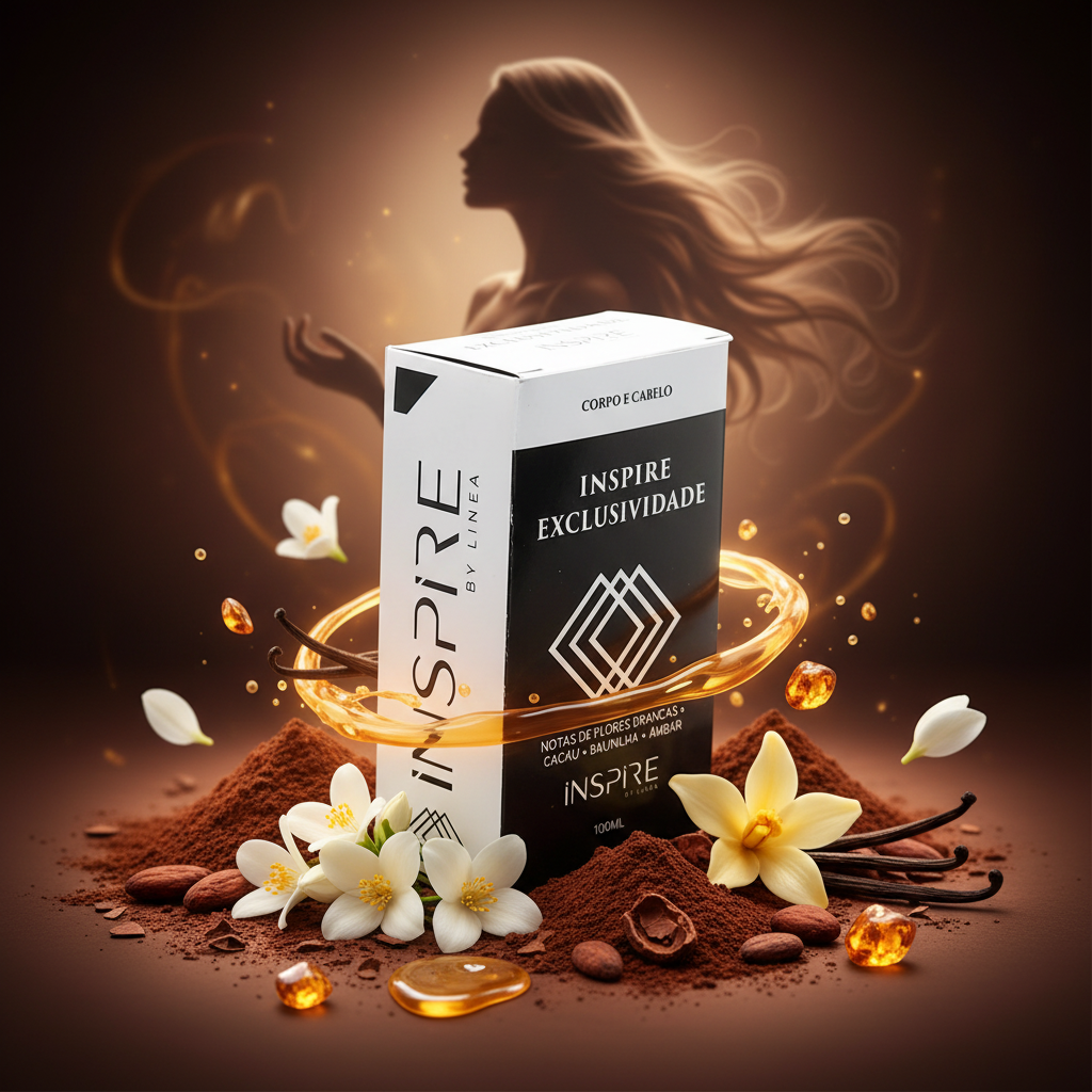 Perfume Feminino – Corpo E Cabelo Inspire By Linea – Ousadia – Eau De Parfum – 100 Ml – Alta Fixação  – Longa Duração