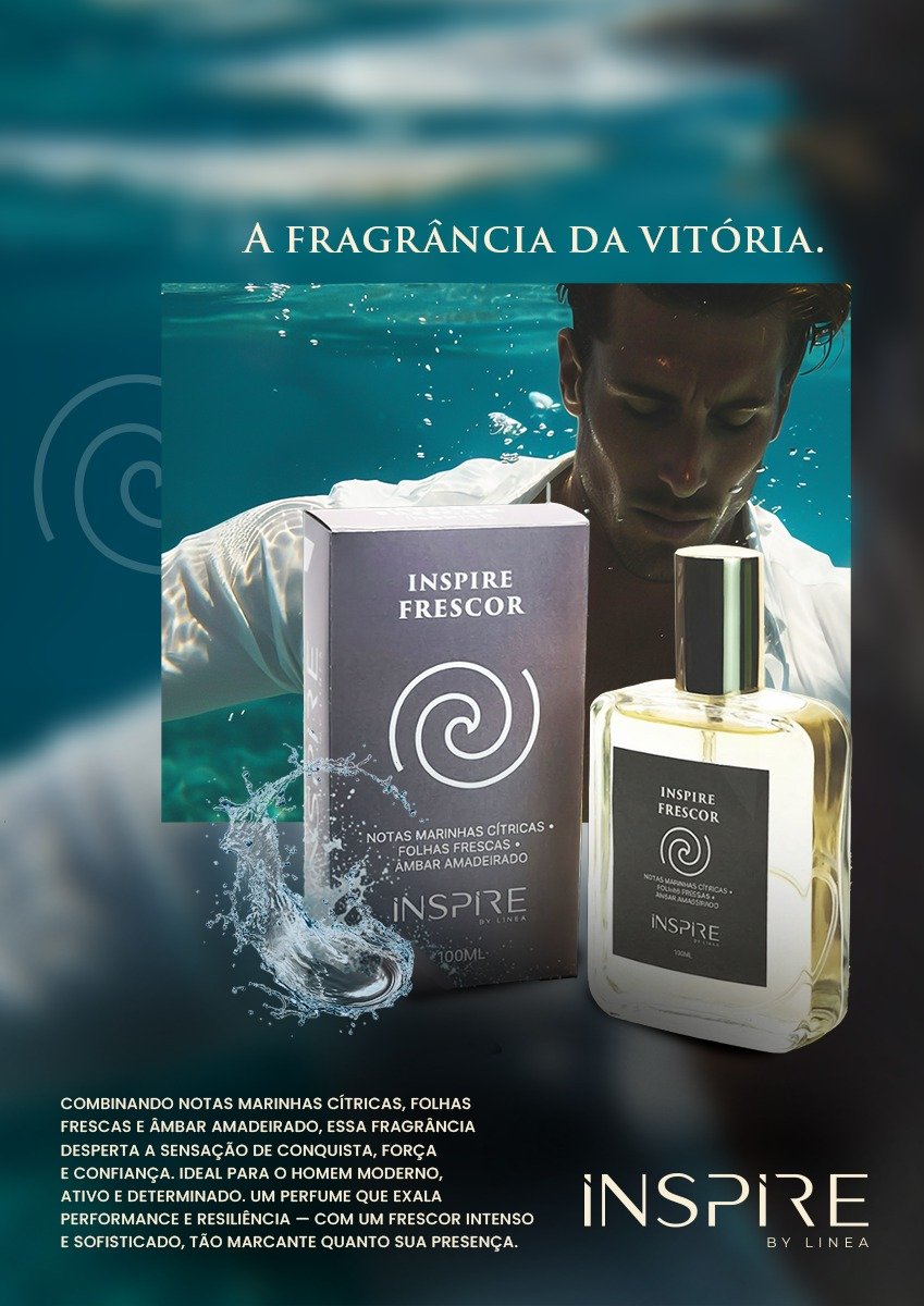 Perfume Masculino - Inspire By Linea - Vitória - Eau De Parfum - 100 Ml - Alta Fixação - Longa Duração - Imagem 2