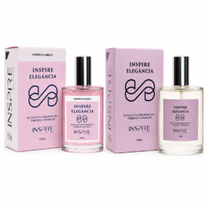 Kit Perfume Feminino + Cabelo E Corpo - Inspire By Linea - Propósito - Eau De Parfum - 100 Ml - Alta Fixação - Longa Duração
